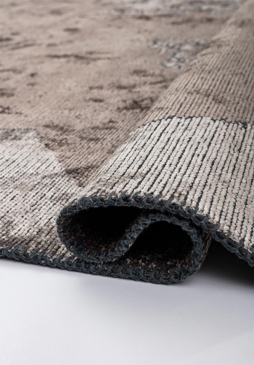 LAGUNA LIGHT GREY - MUSTARD - DARK GREY RUG