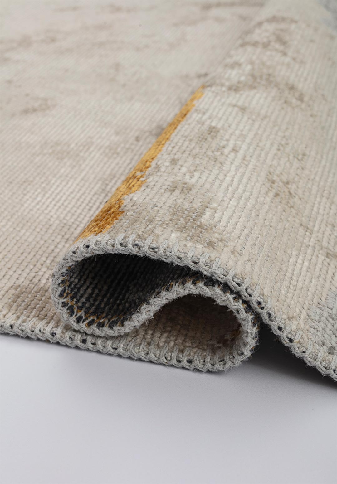 GRANADA LIGHT GREY - GOLD - ECRU RUG