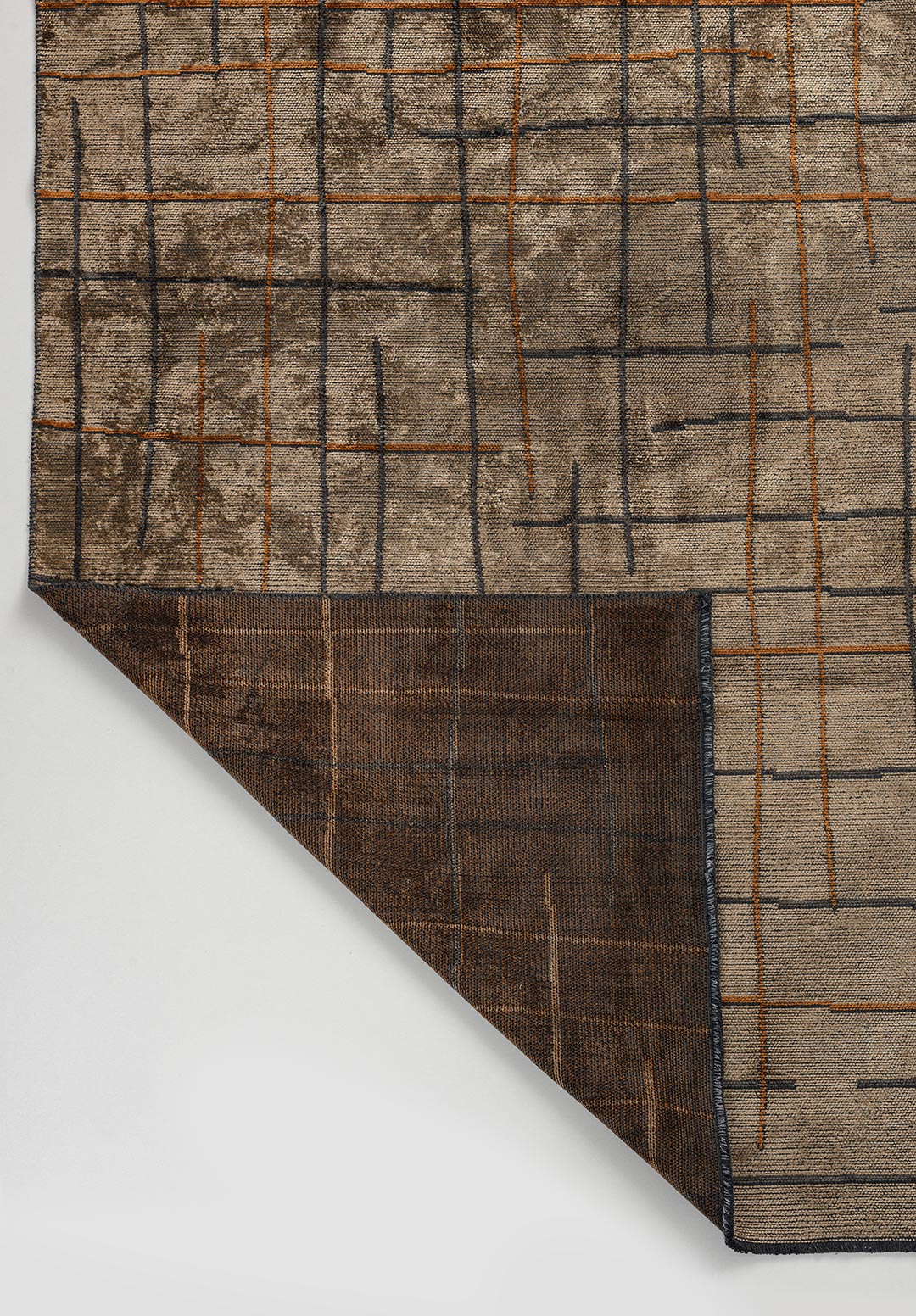 BROOKLYN Терракотовый - Тёмный Бежевый - ANTHRACITE Ковер