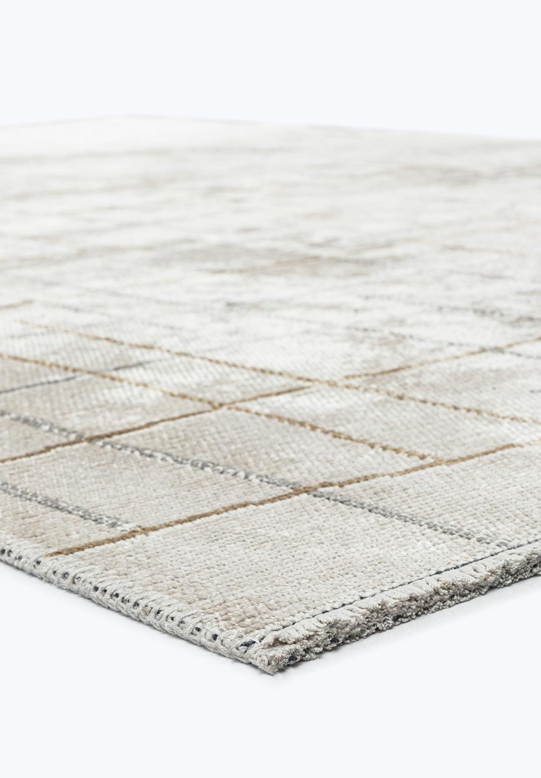 BROOKLYN BEIGE - ECRU - LIGHT GREY RUG