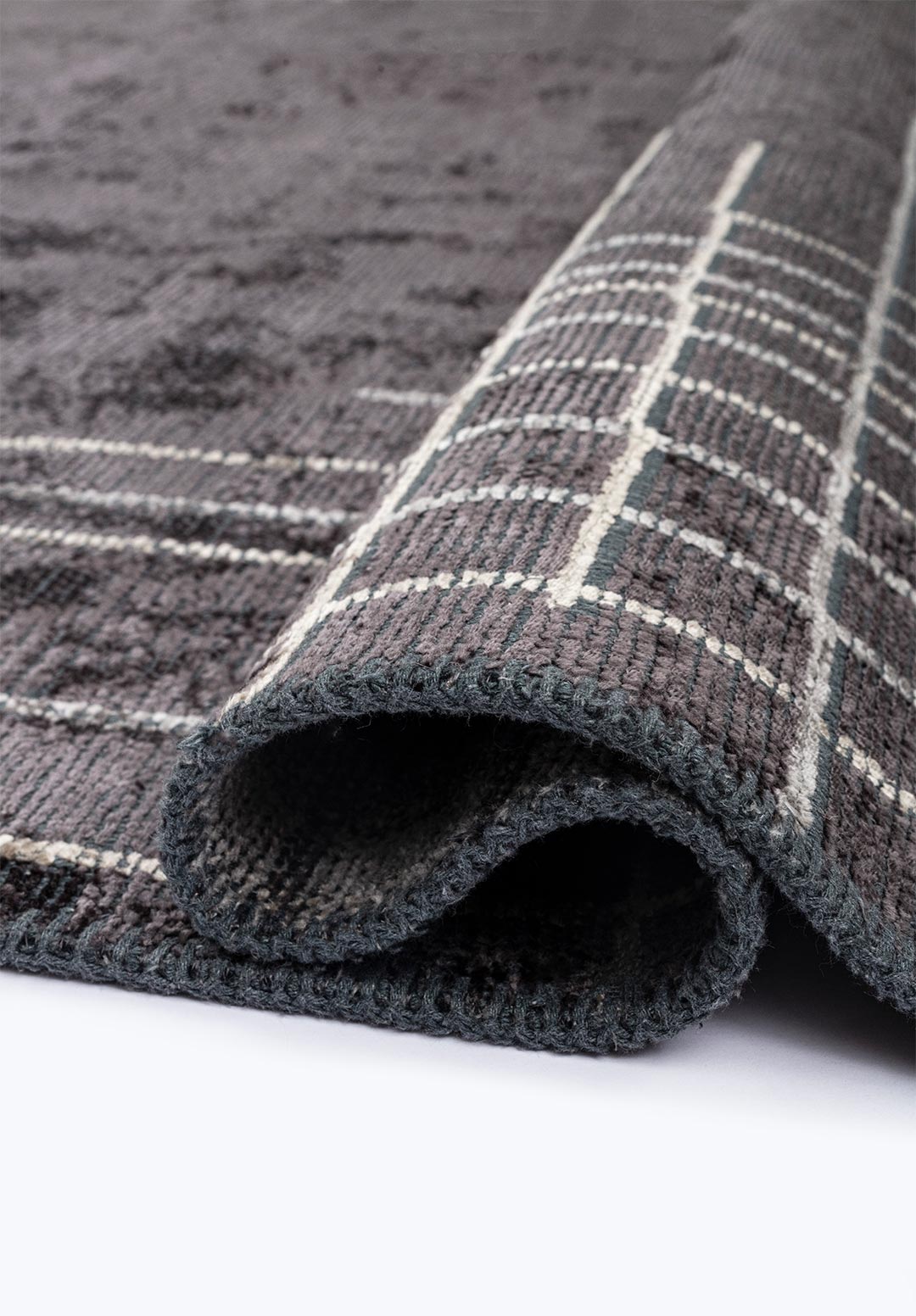 MANHATTAN CHARCOAL - BEIGE - GREY RUG