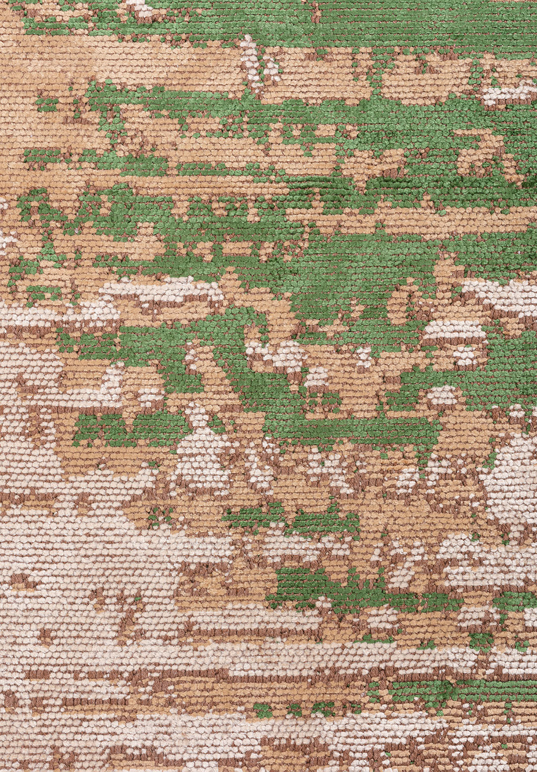 VOLOS FOREST Зелёный - Тёмный Бежевый - Слоновая кость Ковер