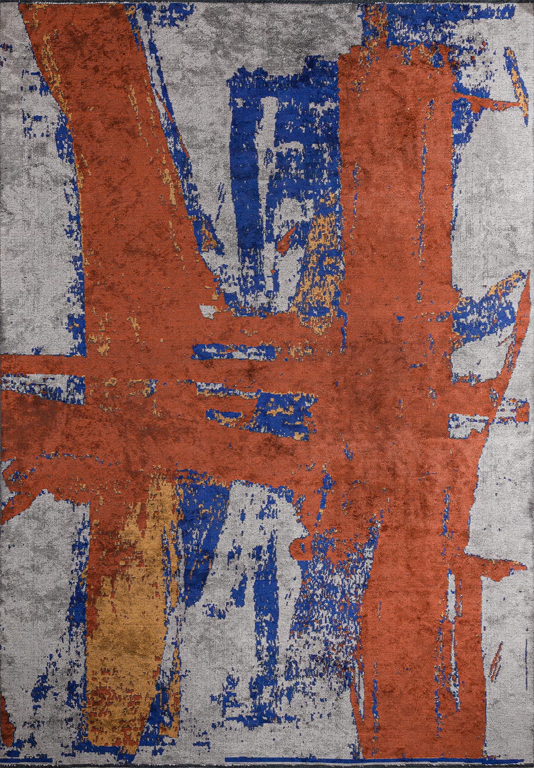 CANNES Тёмный Терракотовый - Горчичный - SAX Синий - Светлый GREY Ковер