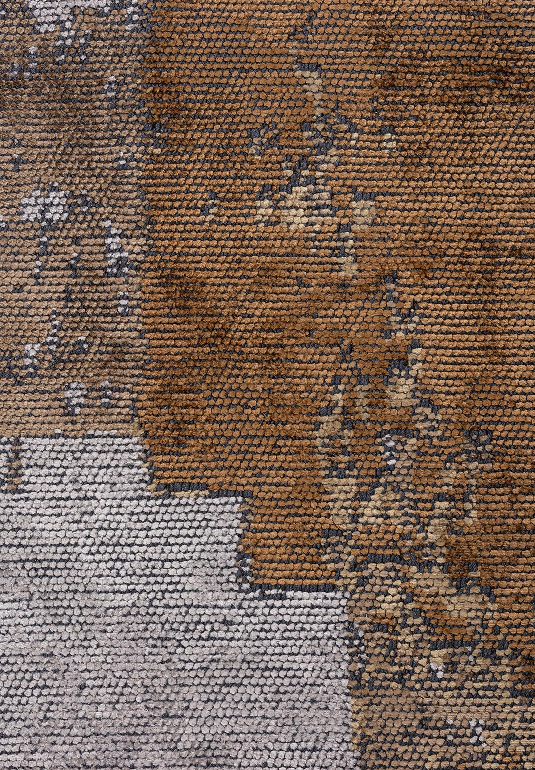 CANNES CACAO - LIGHT BROWN - MINK - LIGHT GREY RUG