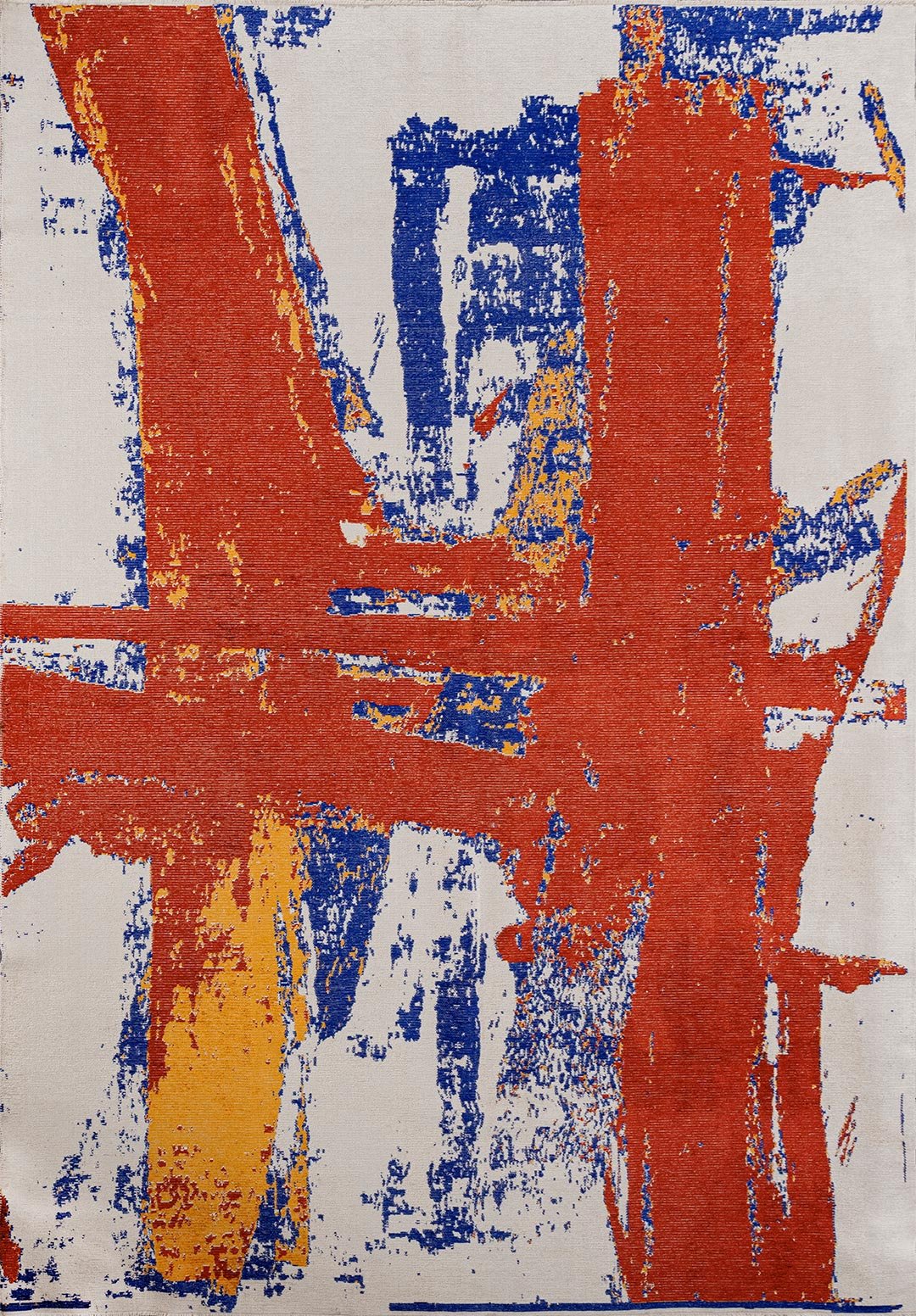 CANNES Тёмный Терракотовый - Горчичный - SAX Синий - Экрю Ковер