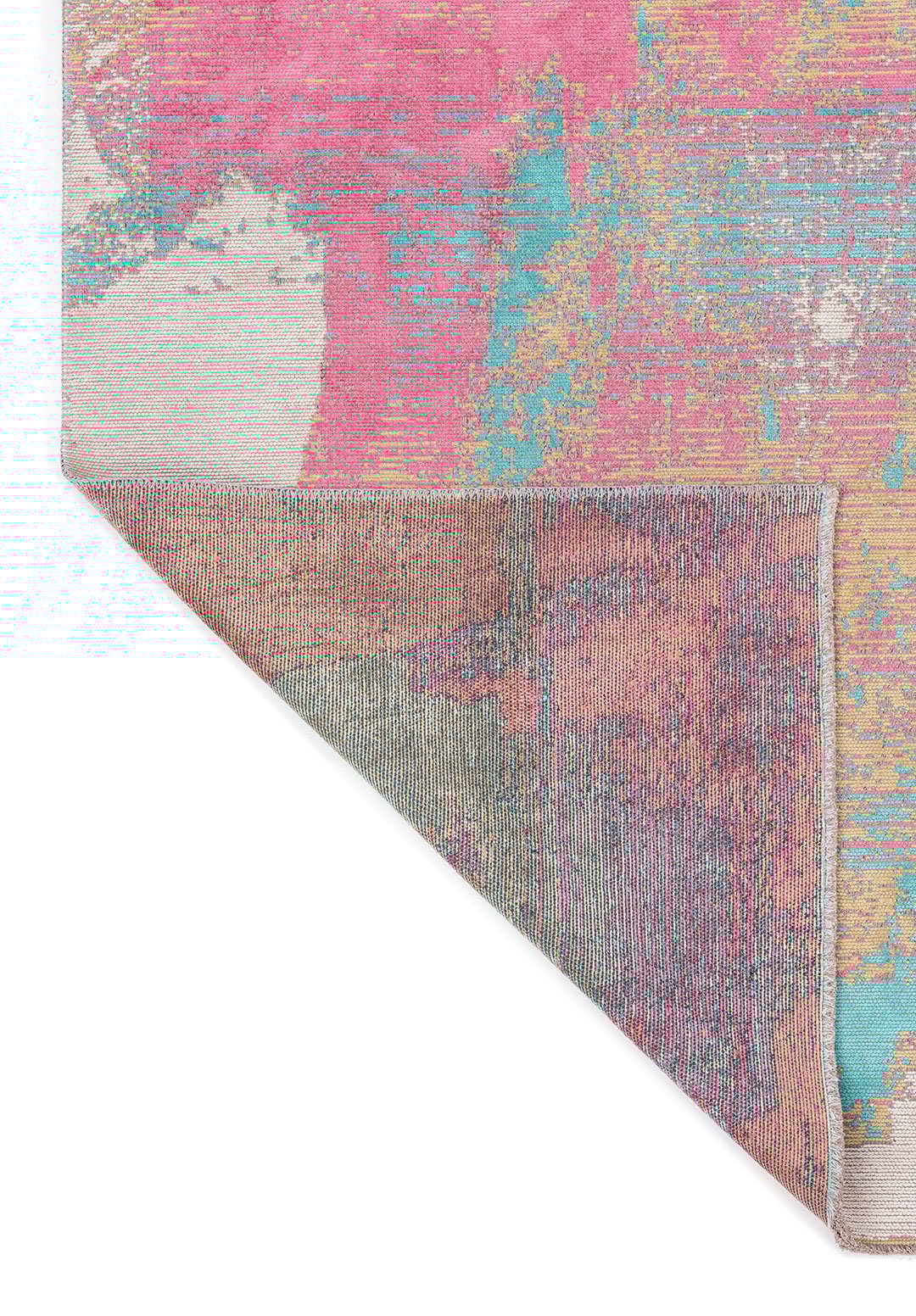 NICE Розовый - Бирюзовый - KIWI - Слоновая кость Ковер