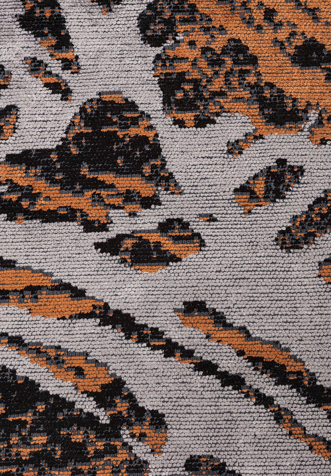 DUSSELDORF Чёрный - Терракотовый - Светлый GREY Ковер