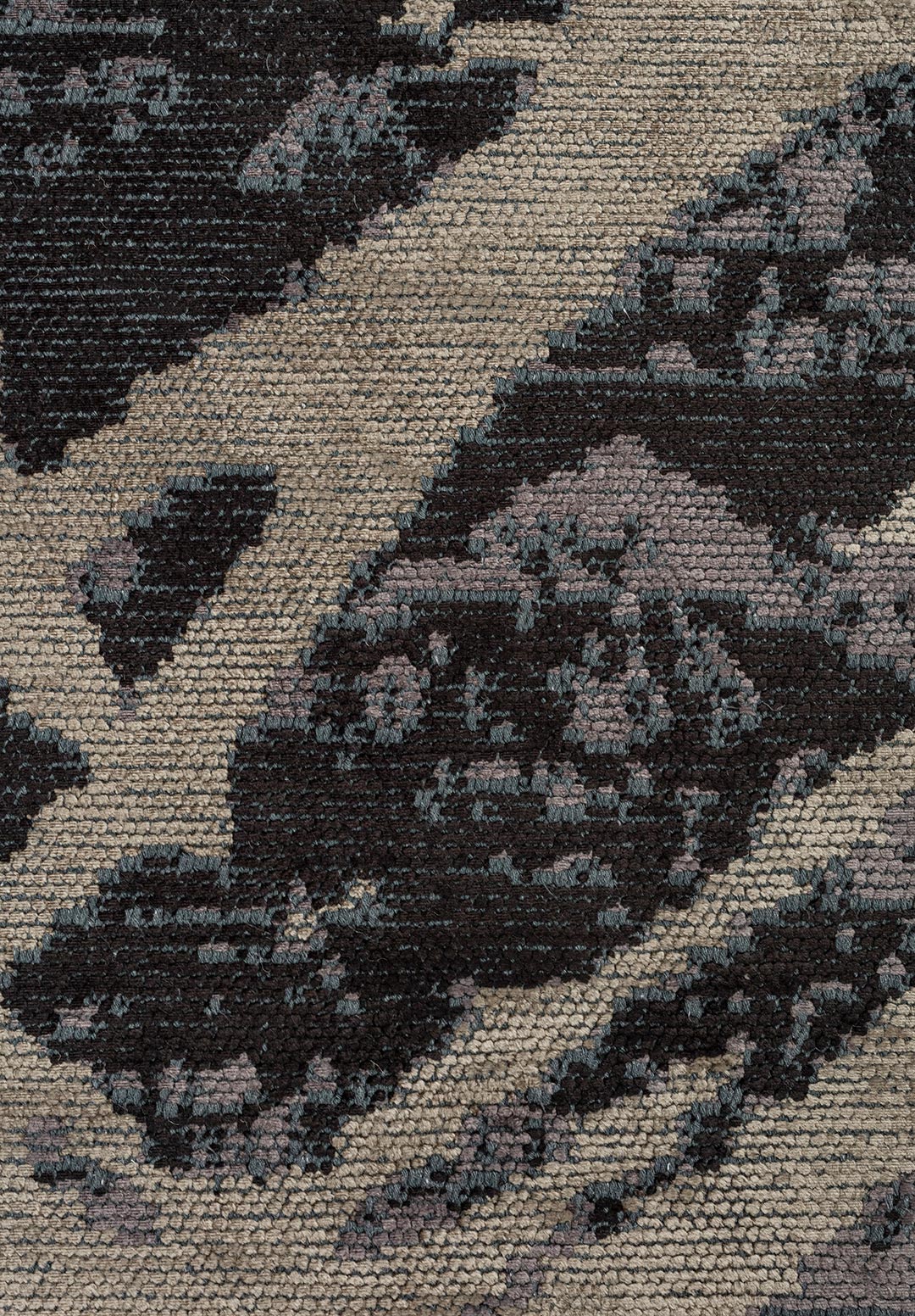 DUSSELDORF Чёрный - Графитовый - Хаки Ковер