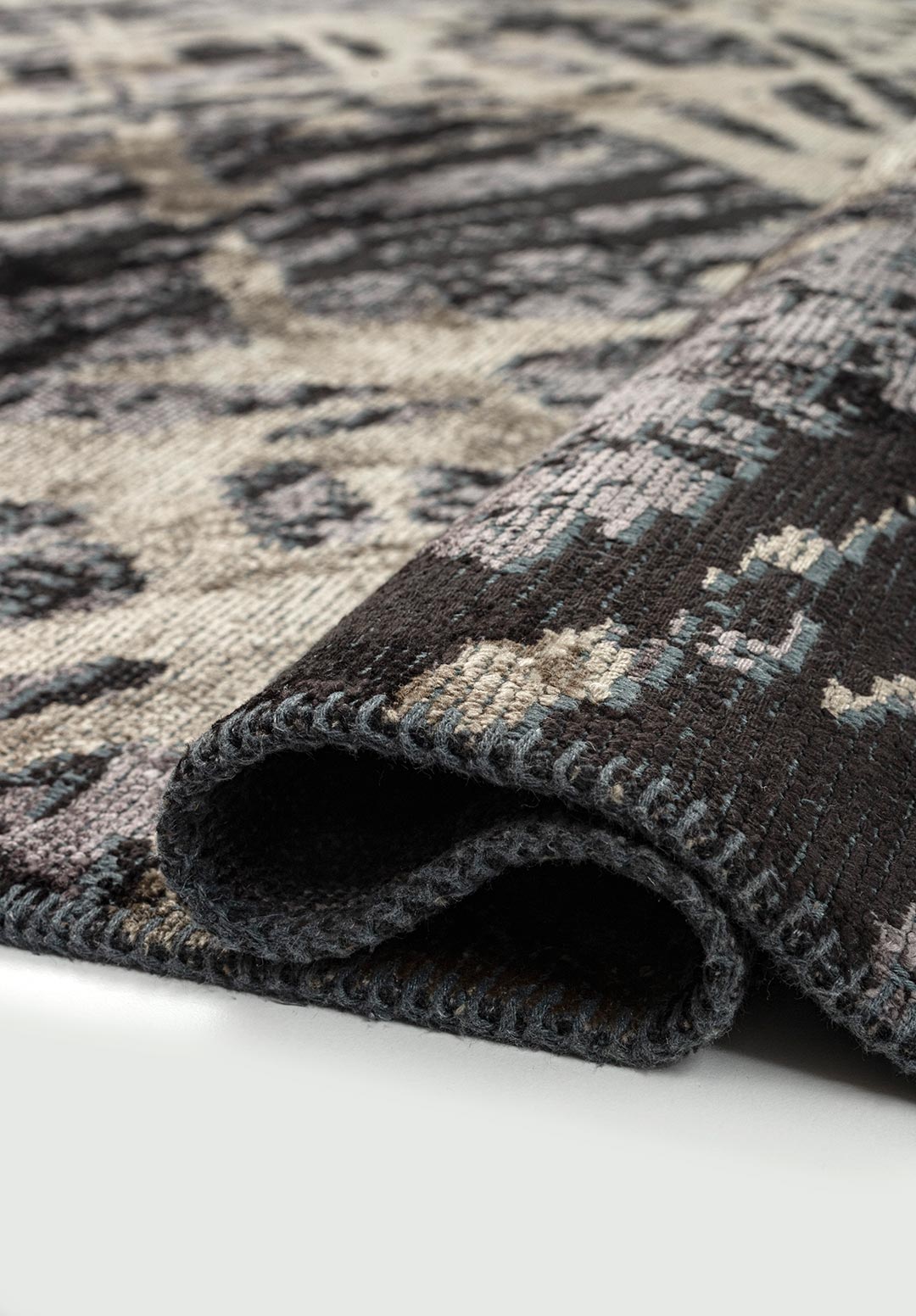 DUSSELDORF Чёрный - Графитовый - Хаки Ковер