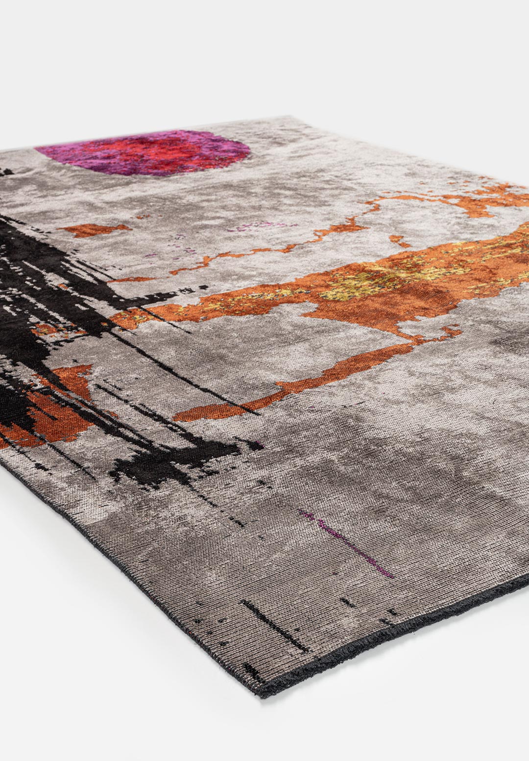 PO BLACK - PURPLE - RED - RUST - YELLOW - LIGHT GREY RUG