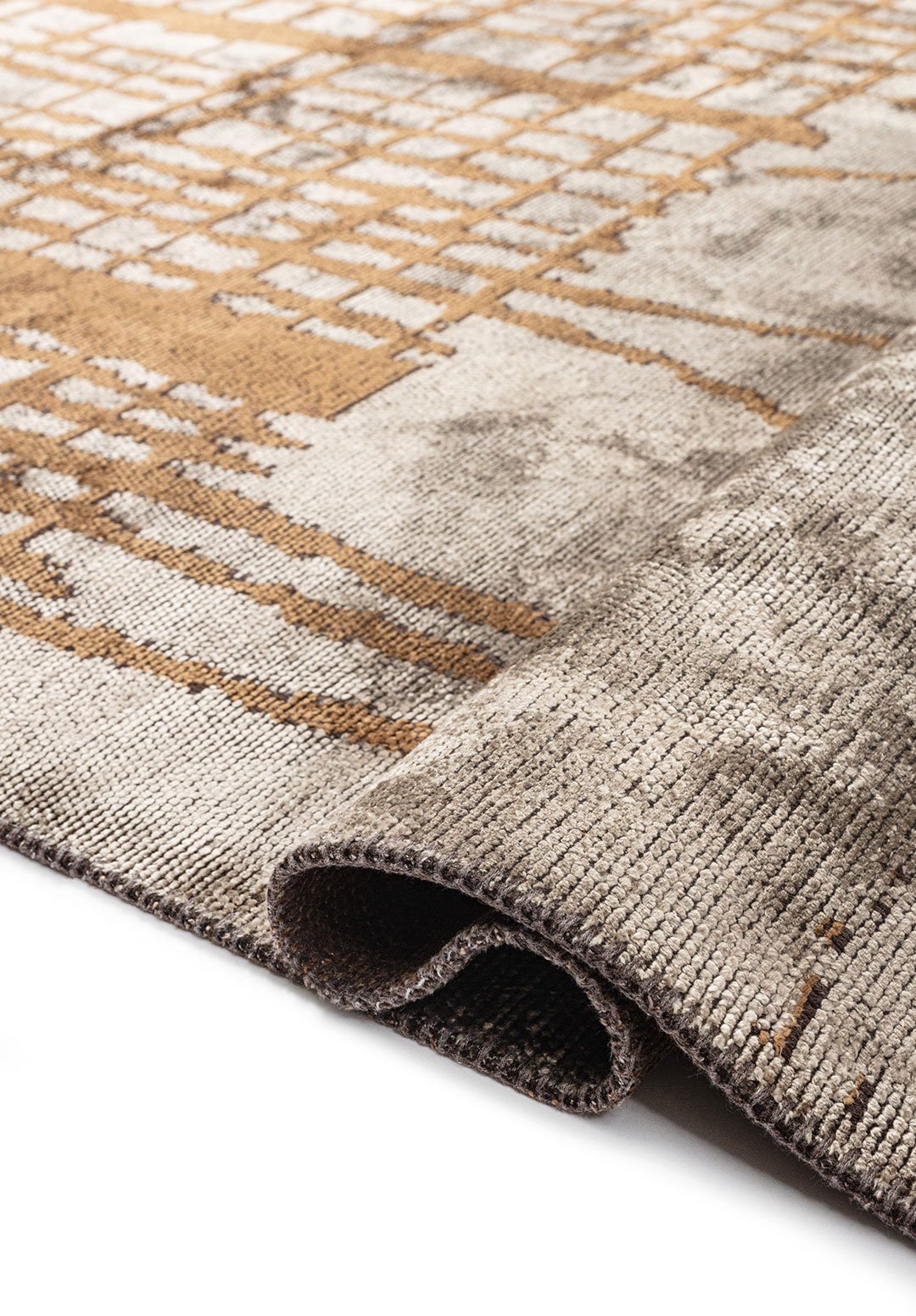 EDINBURGH CACAO - COPPER - CREAM RUG