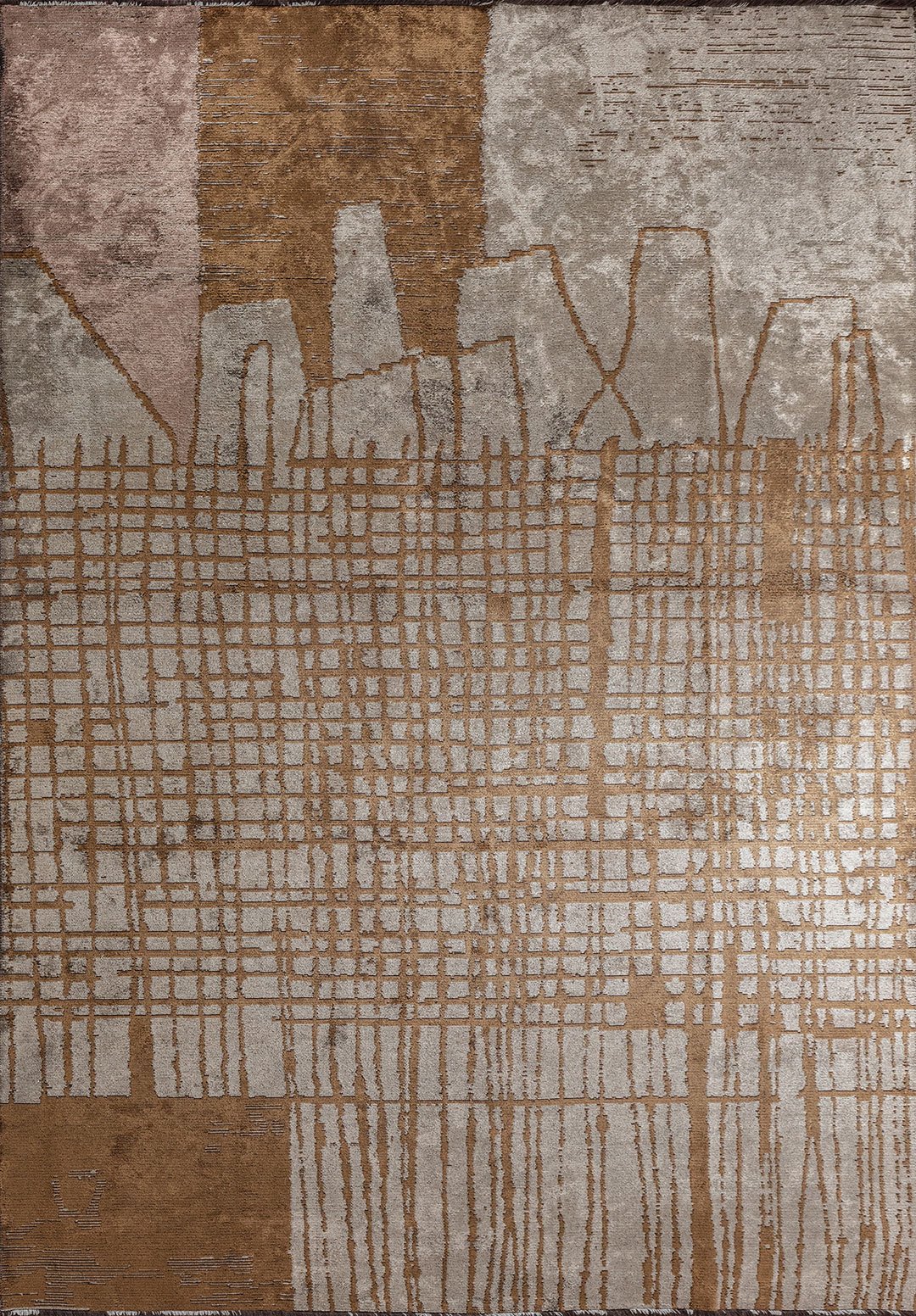 EDINBURGH CACAO - COPPER - CREAM RUG