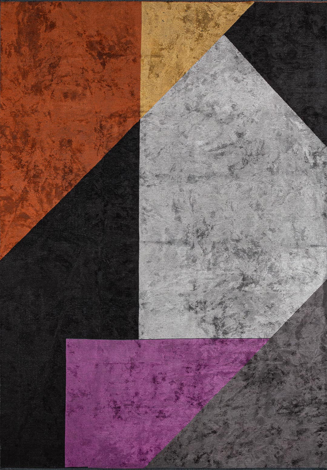 CHICAGO Фиолетовый - Чёрный - Графитовый - Горчичный - Светлый GREY - RUST Ковер