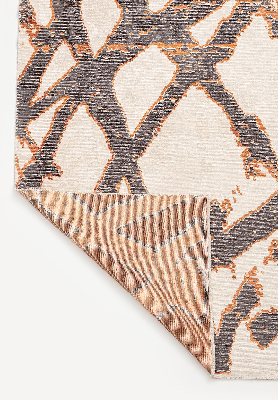 DORTMUND Графитовый - Терракотовый - Экрю Ковер