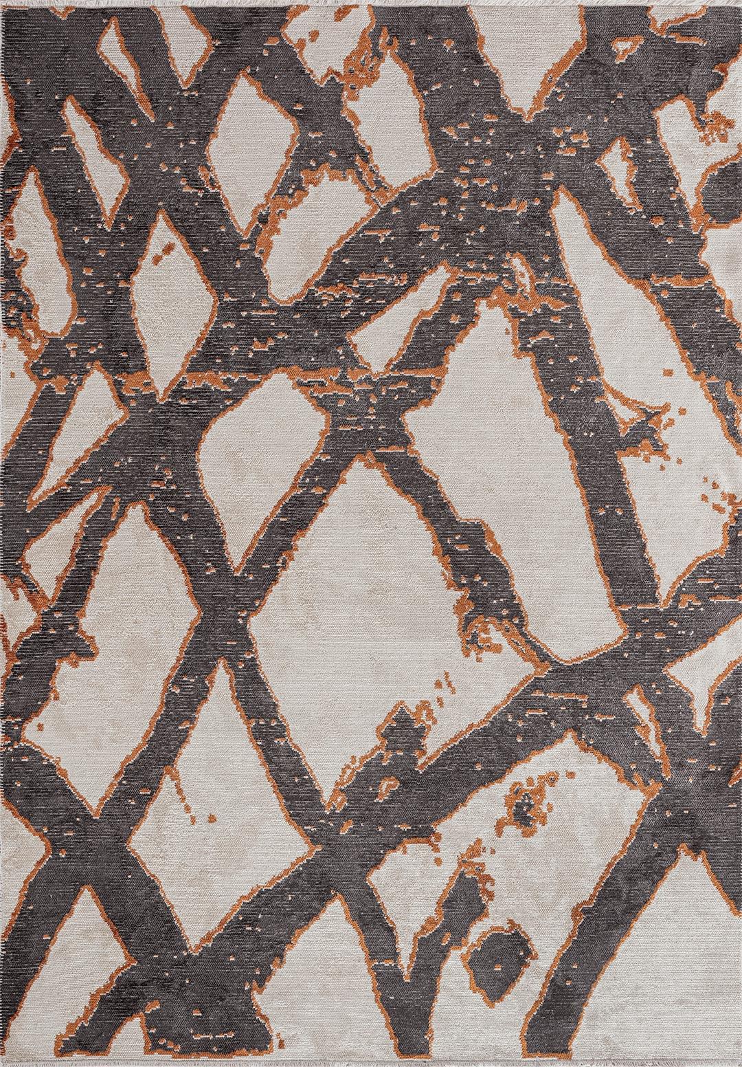 DORTMUND Графитовый - Терракотовый - Экрю Ковер