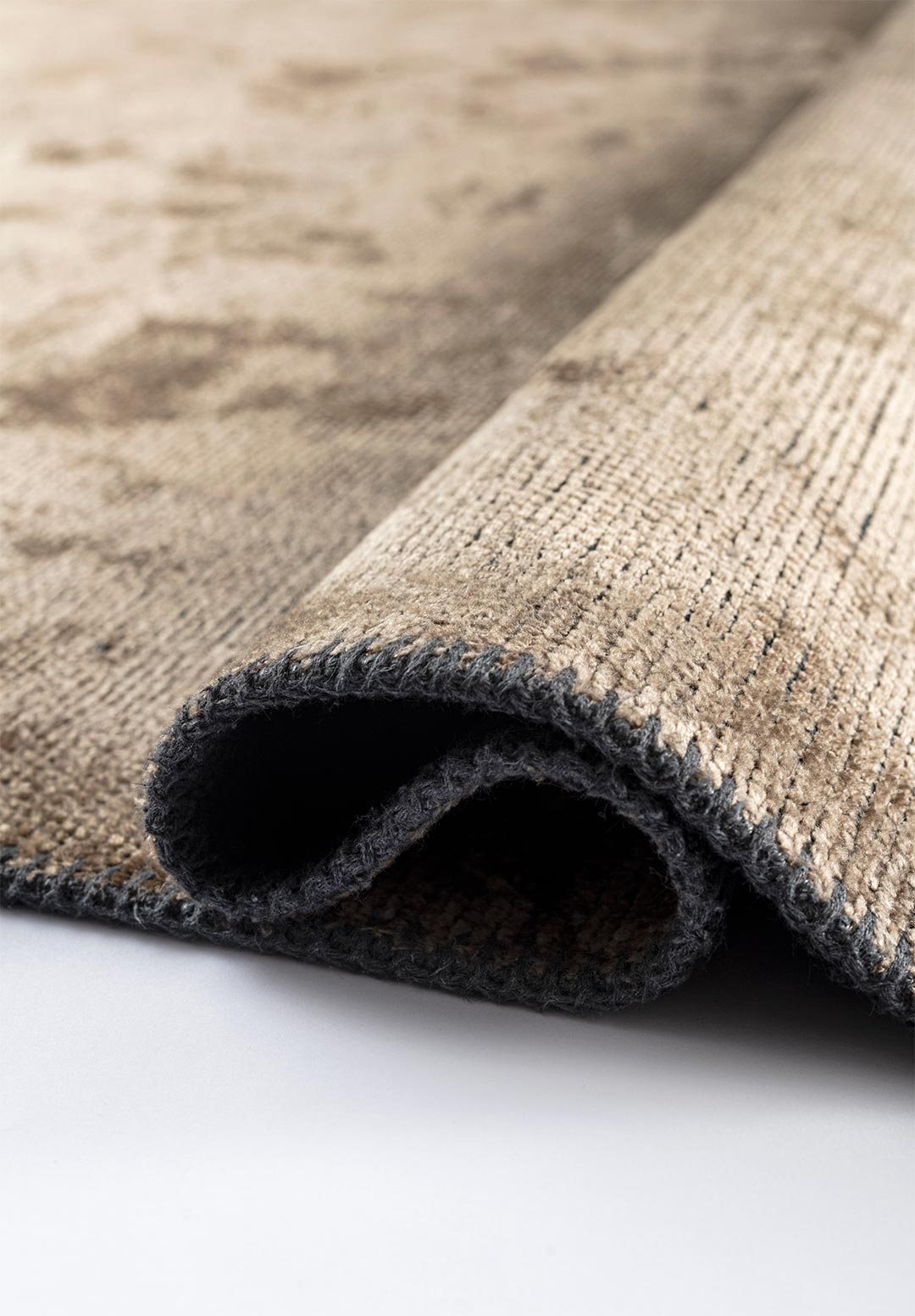 PLAIN DARK BEIGE (A) RUG