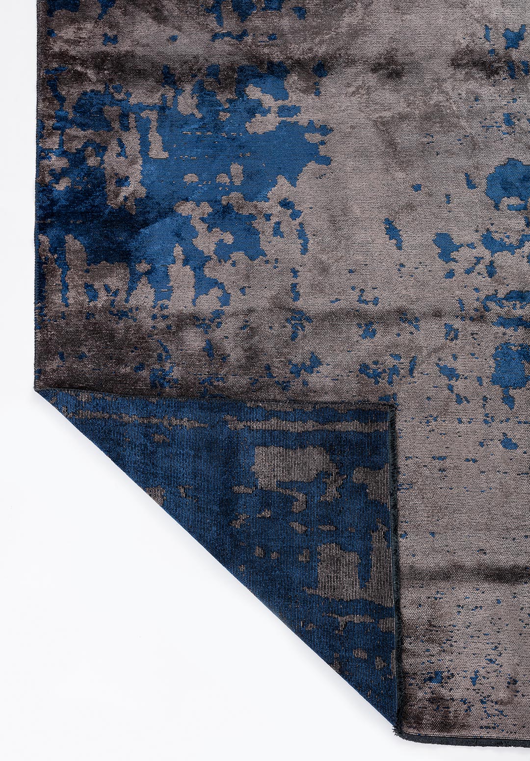 VERONA NAVY BLUE - DARK GREY RUG