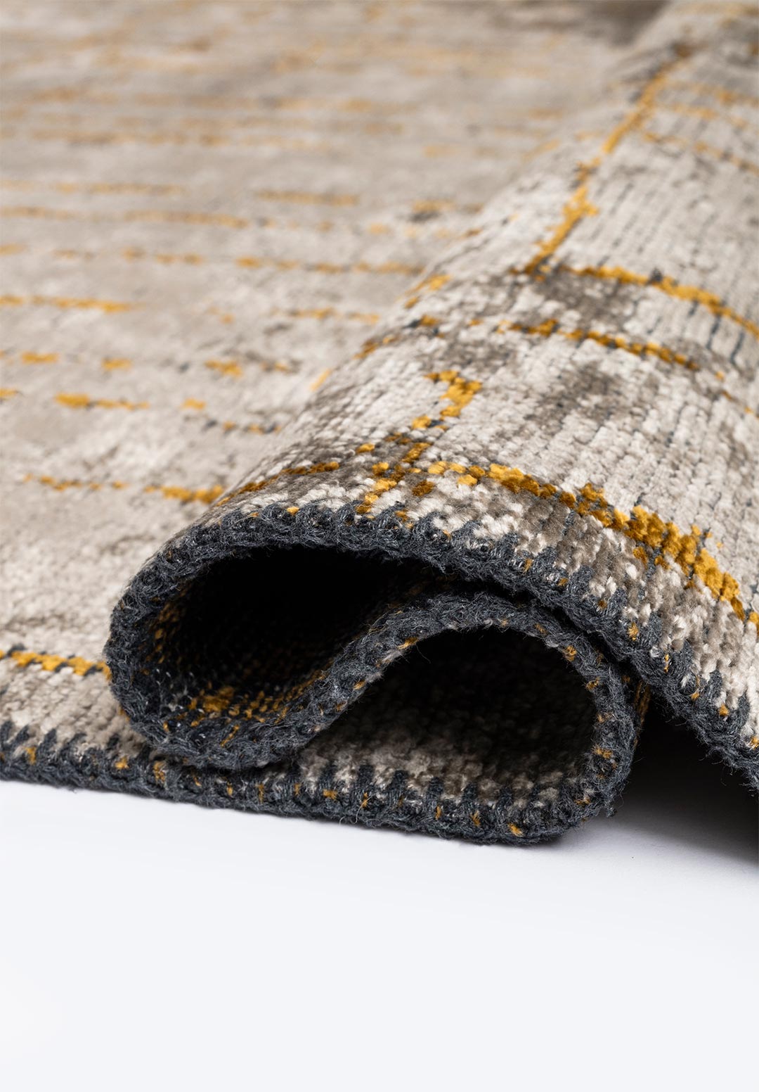 PISA MUSTARD - CREAM RUG