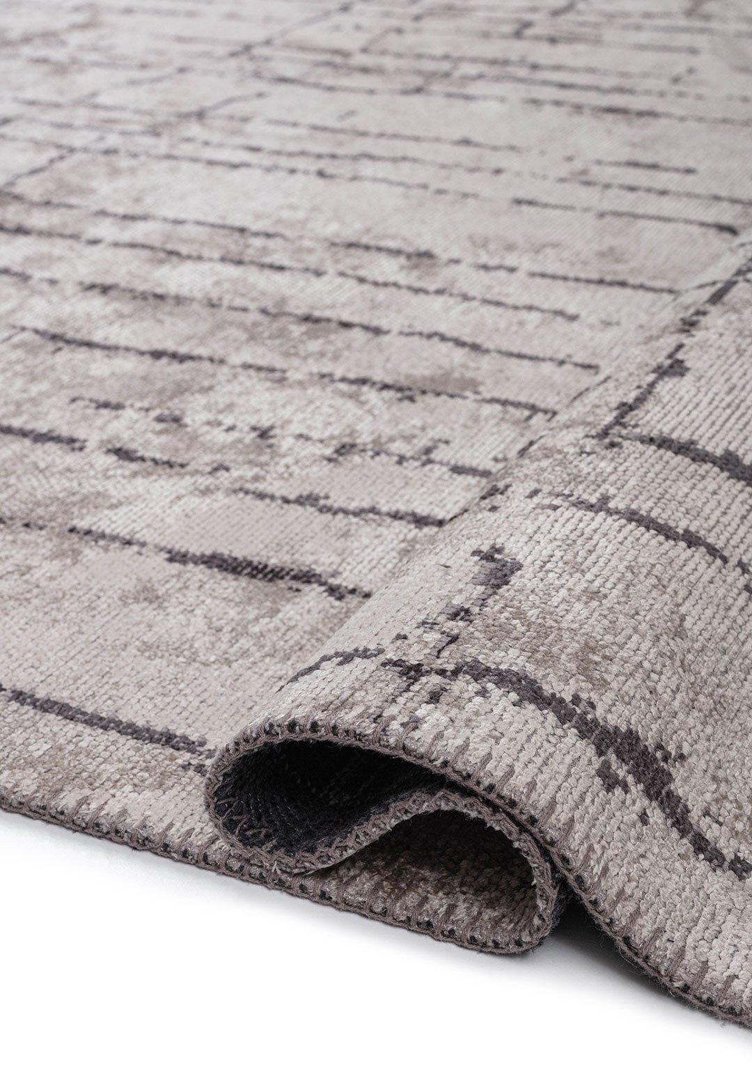 PISA CHARCOAL - STONE RUG