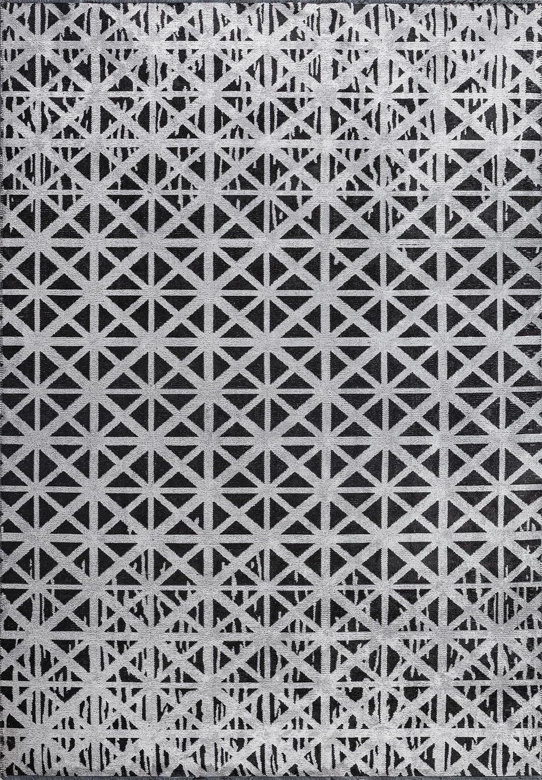 TORINO BLACK - LIGHT GREY RUG