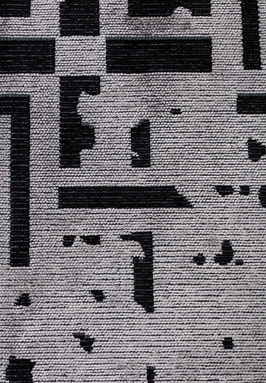 ROME BLACK - LIGHT GREY RUG