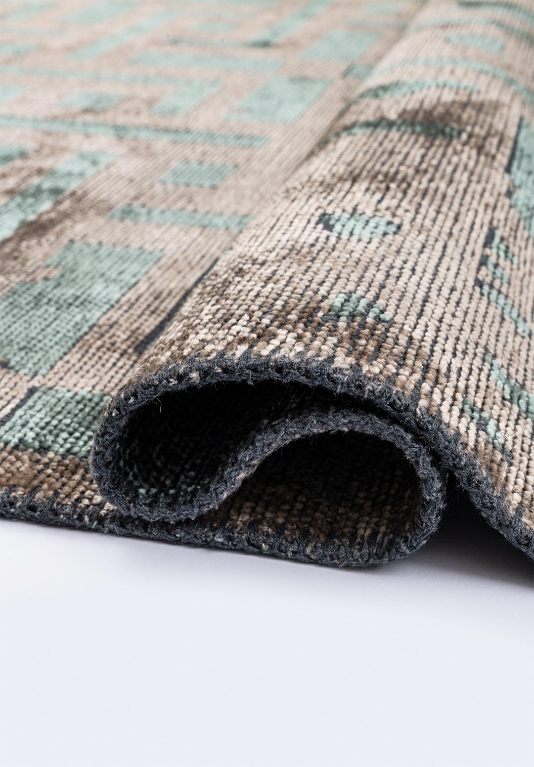 ROME RIVER Зелёный - Бежевый Ковер