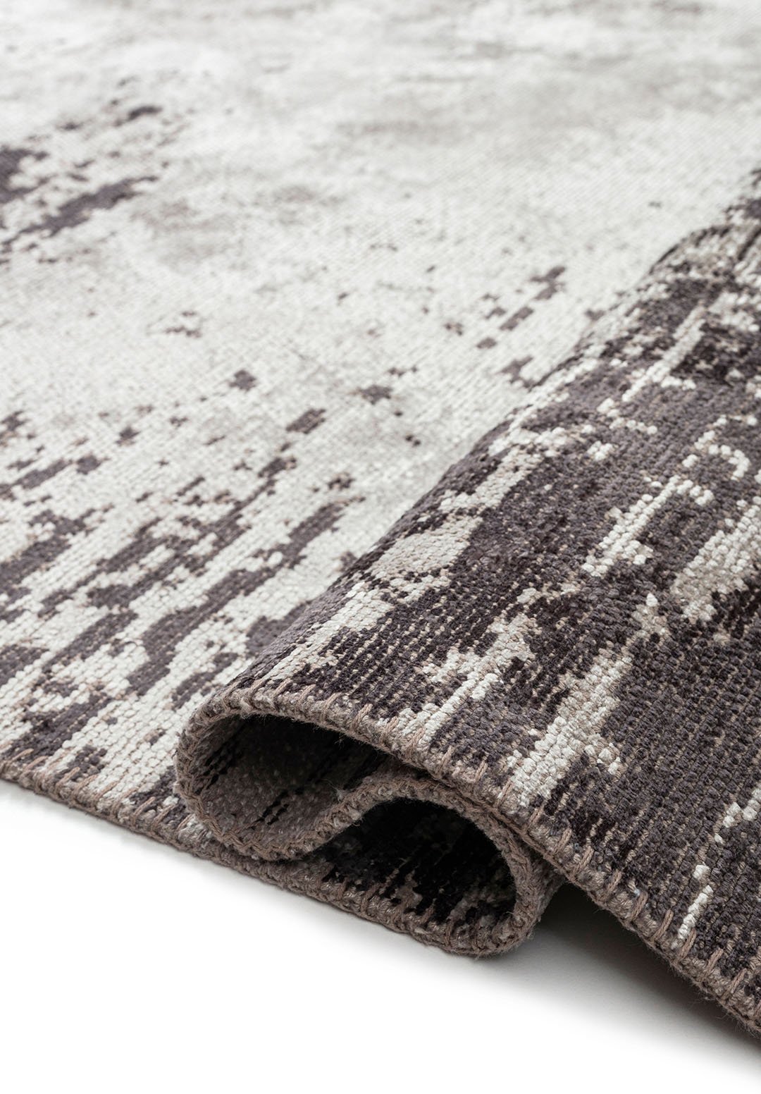 STREAM CHARCOAL - BONE RUG