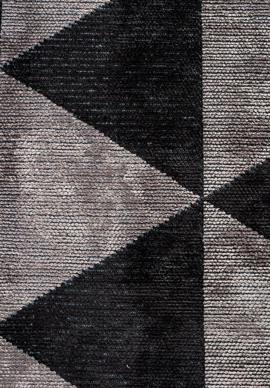 FERRARA BLACK - LIGHT GREY RUG