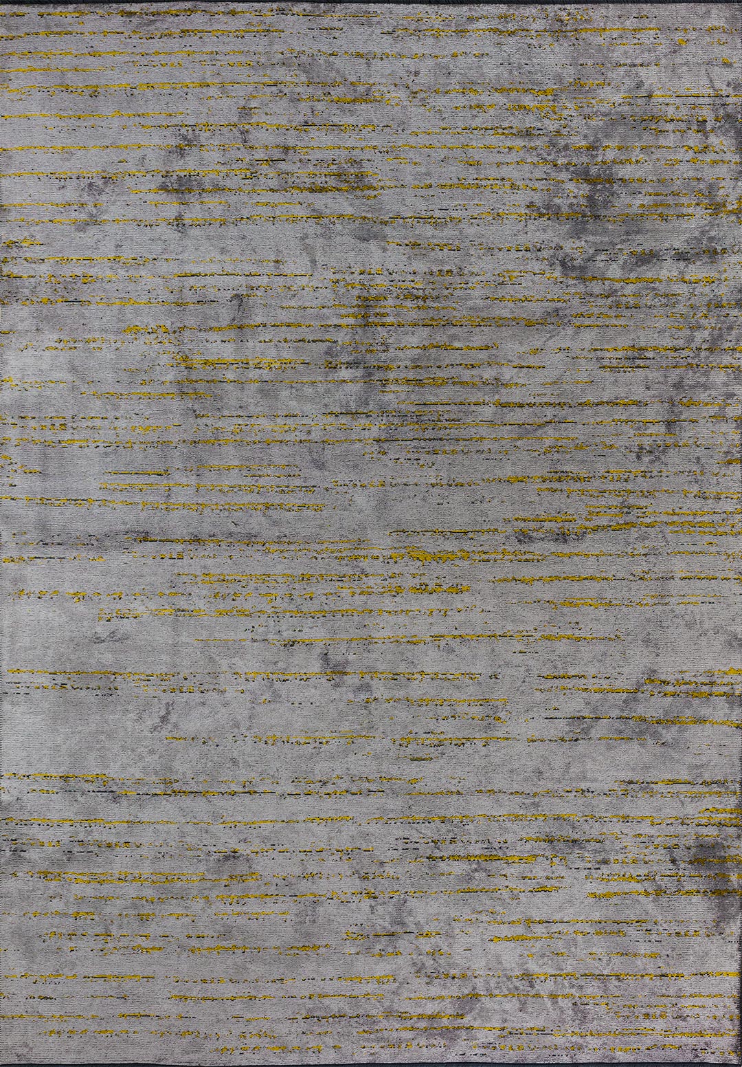 COMO LIGHT GREY - YELLOW RUG