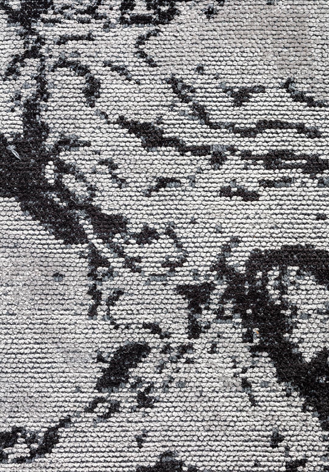 VENICE BLACK - LIGHT GREY RUG