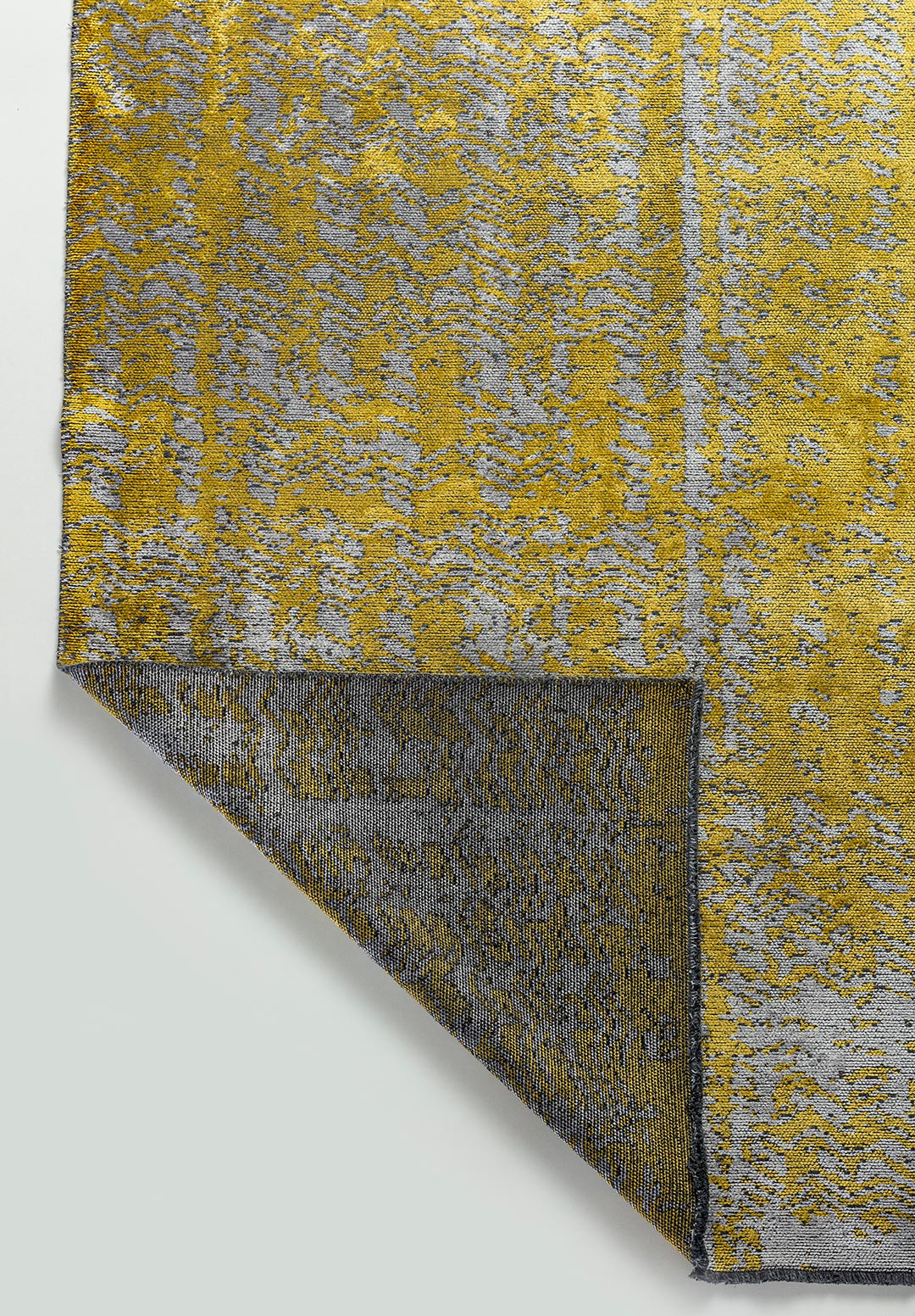 TERAMO YELLOW - LIGHT GREY RUG