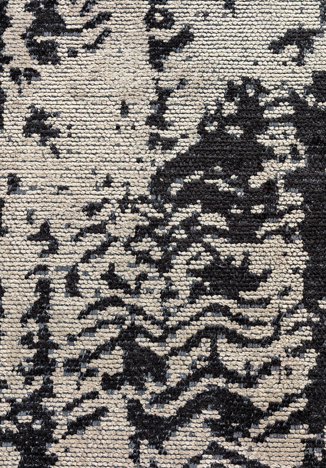 TERAMO BLACK - BEIGE RUG
