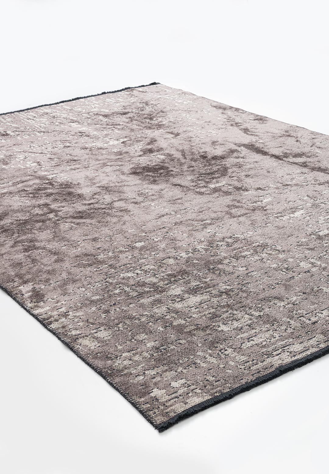 RAIN DARK GREY - CREAM RUG