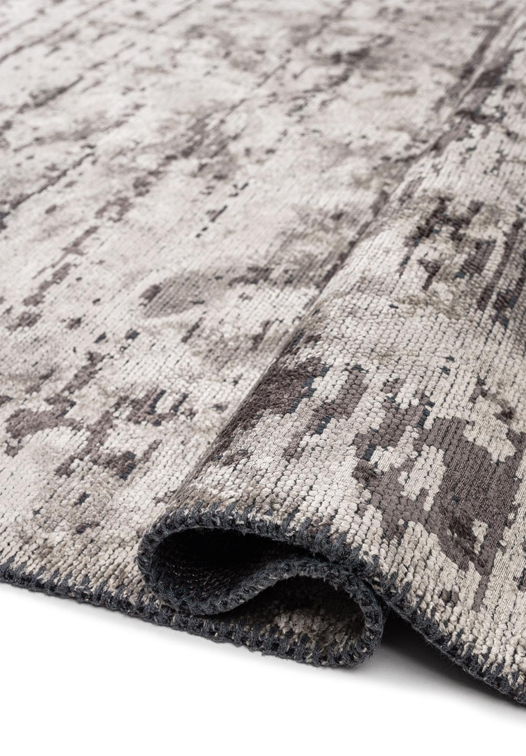 WIND DARK MINK - CREAM RUG