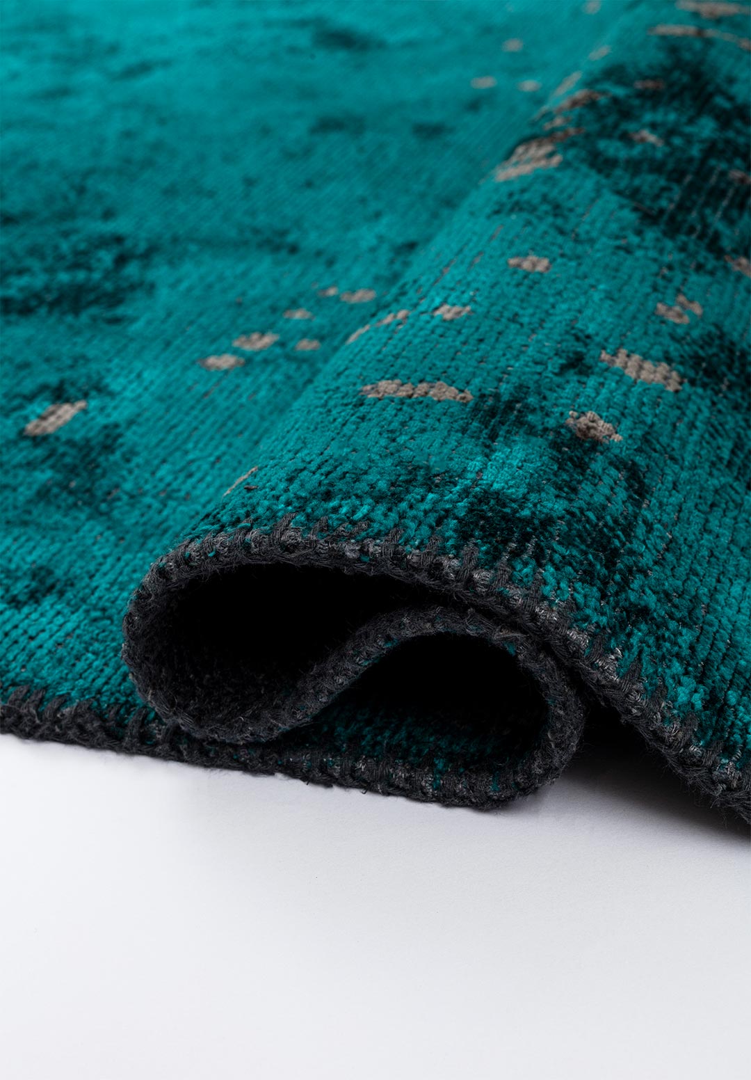 PAINT DARK TURQUOISE - ANTHRACITE RUG