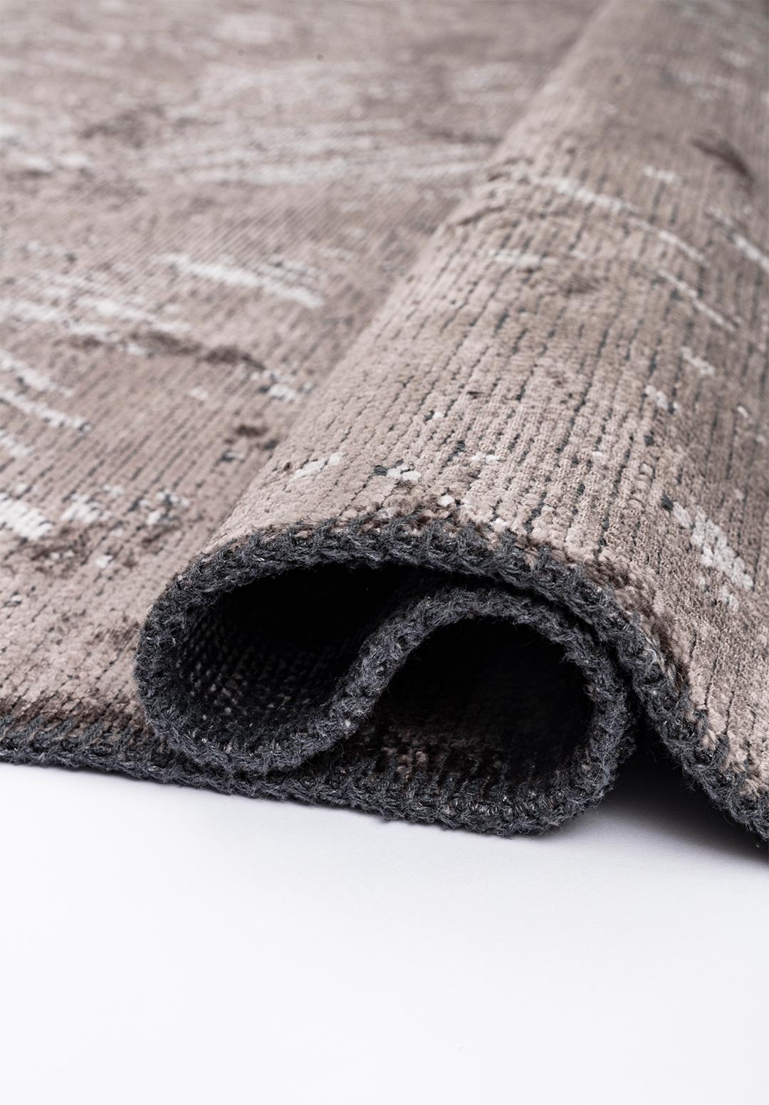 RUSTIC DARK GREY - LIGHT GREY RUG