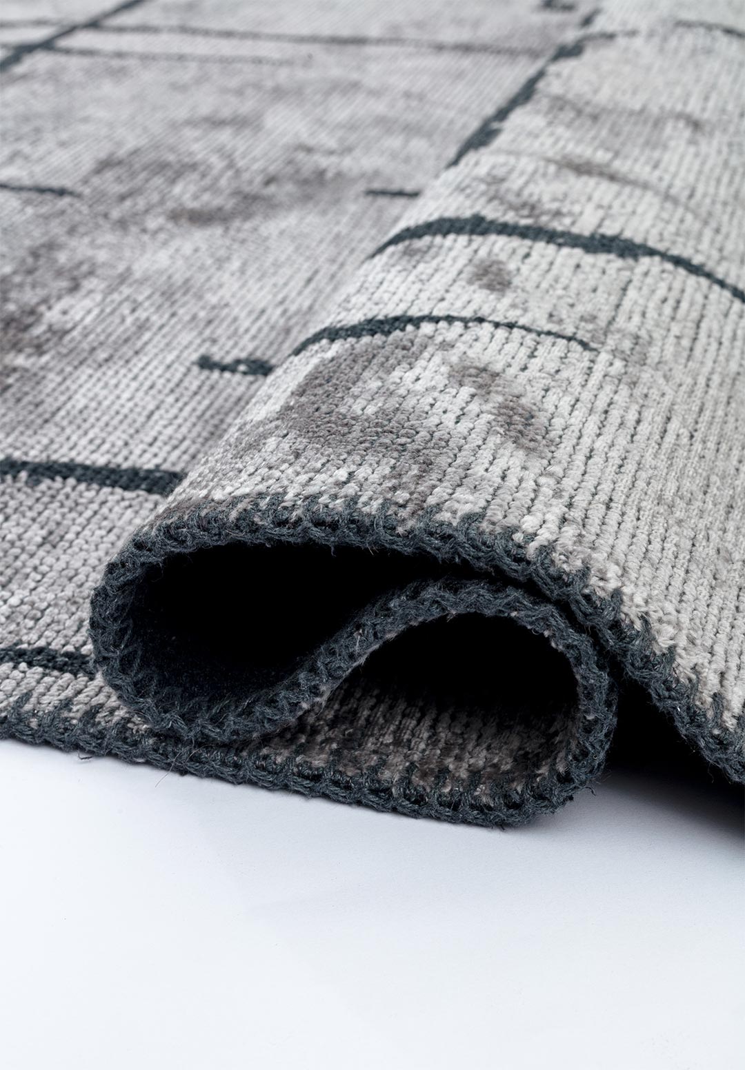 MARK Чёрный - Светлый GREY Ковер