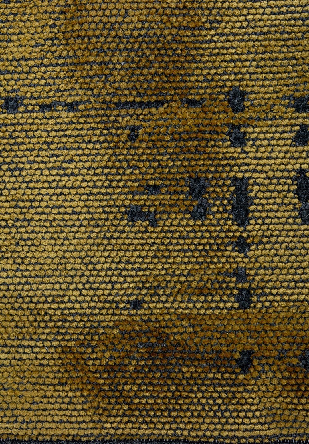 SPACE Жёлтый - MATTE Чёрный Ковер