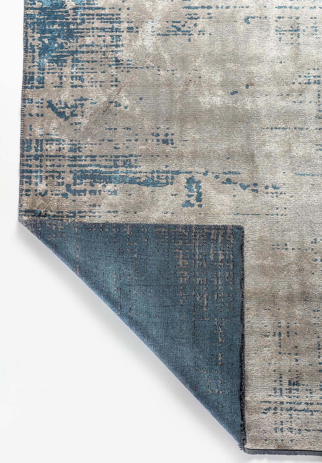 SPACE BEIGE - PETROL RUG