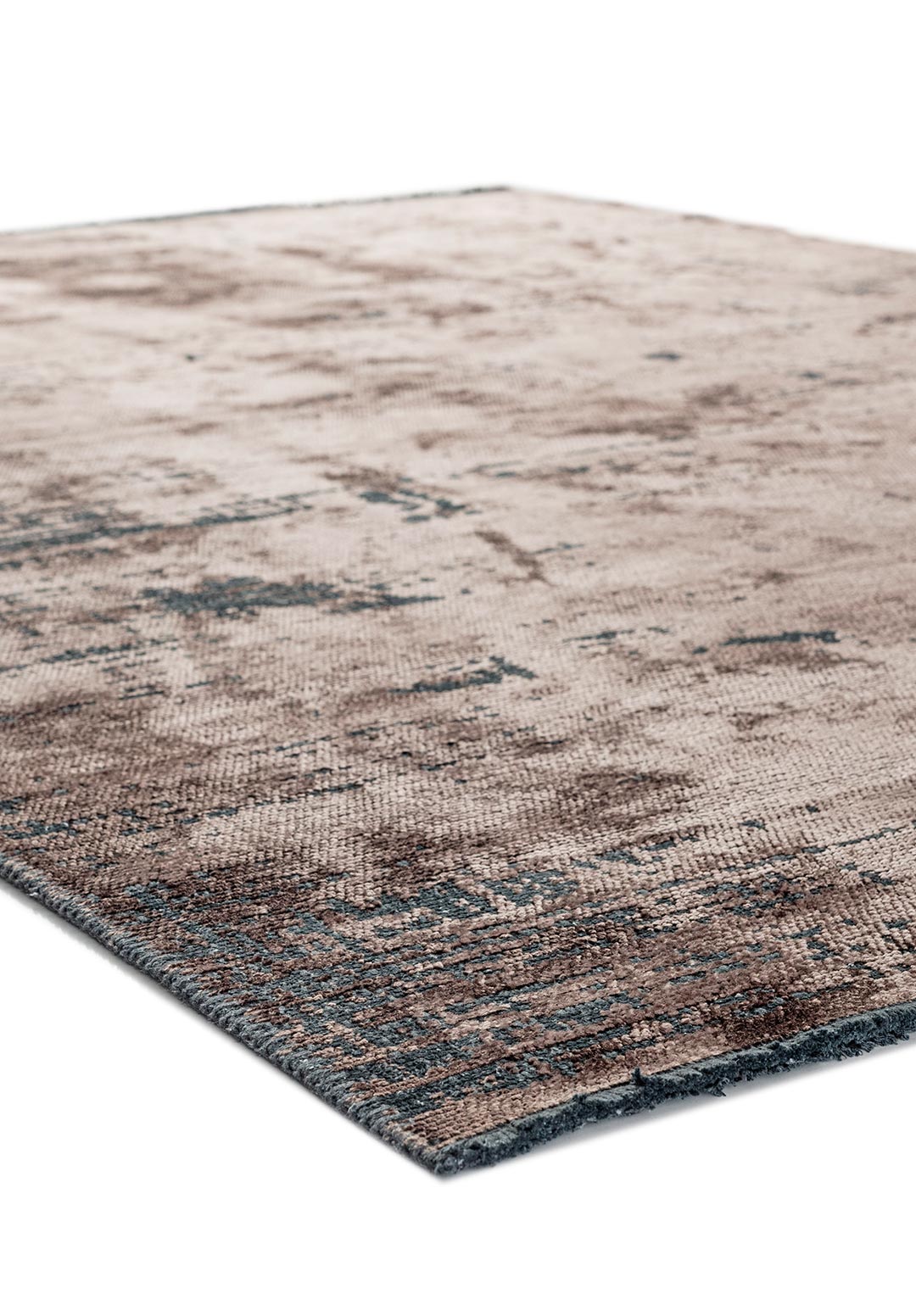 SPACE DARK MINK - MATTE BLACK RUG