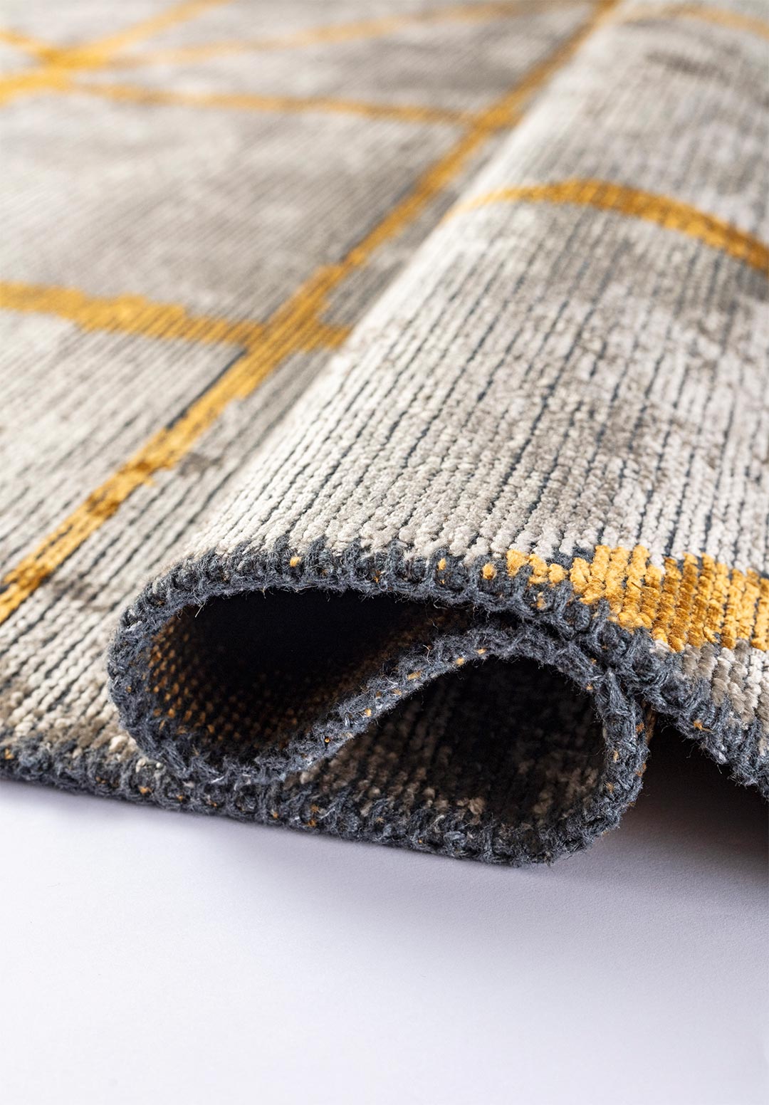 GRID Бежевый - Горчичный Ковер