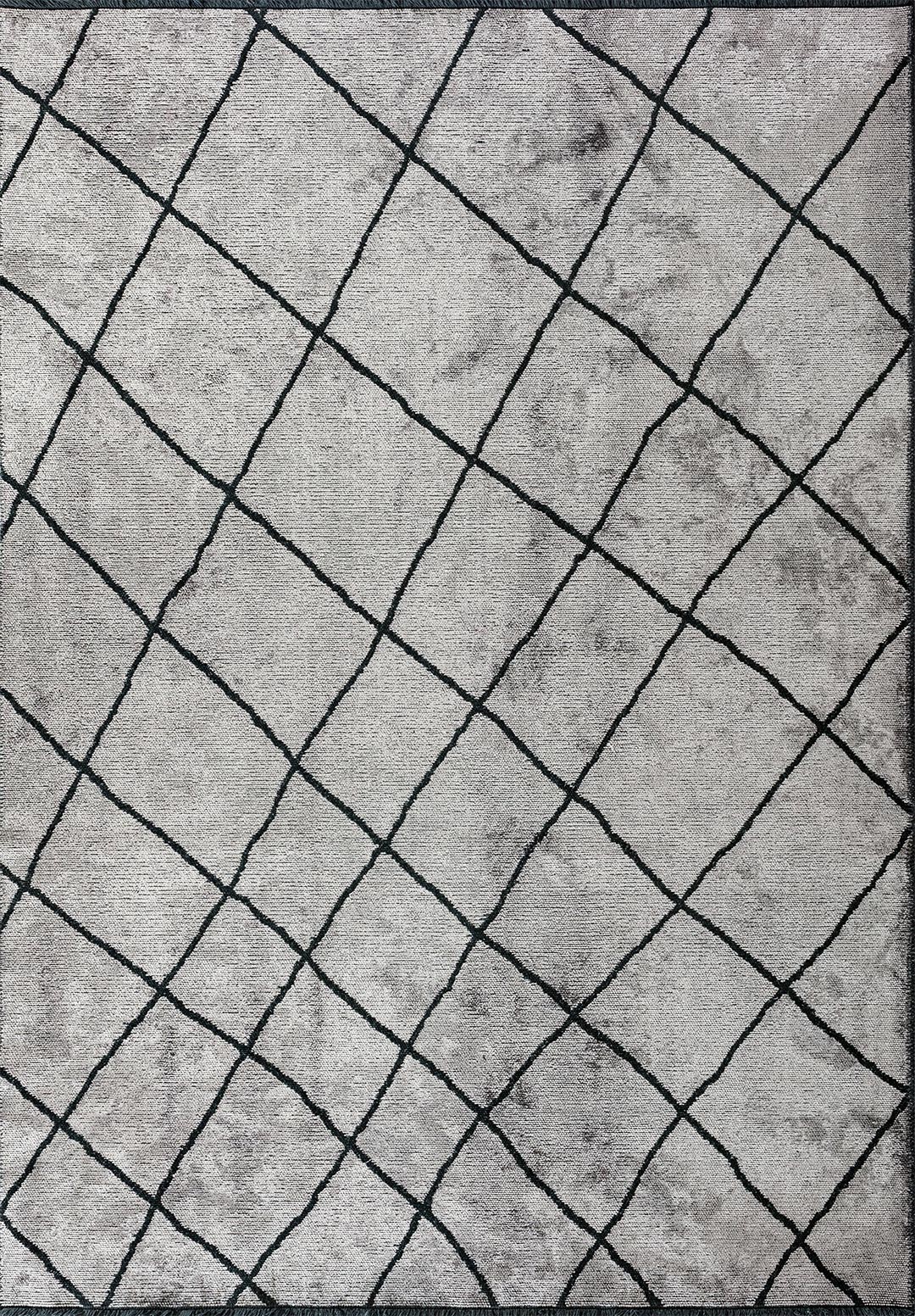 MOROCCAN MATTE Чёрный - Светлый GREY Ковер