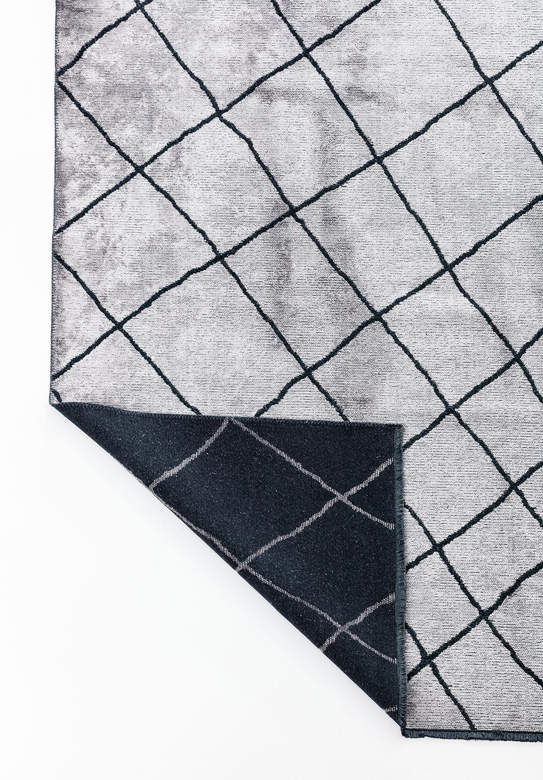 MOROCCAN MATTE Чёрный - Светлый GREY Ковер