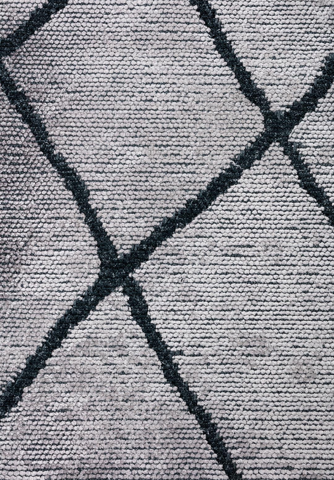 MOROCCAN MATTE Чёрный - Светлый GREY Ковер