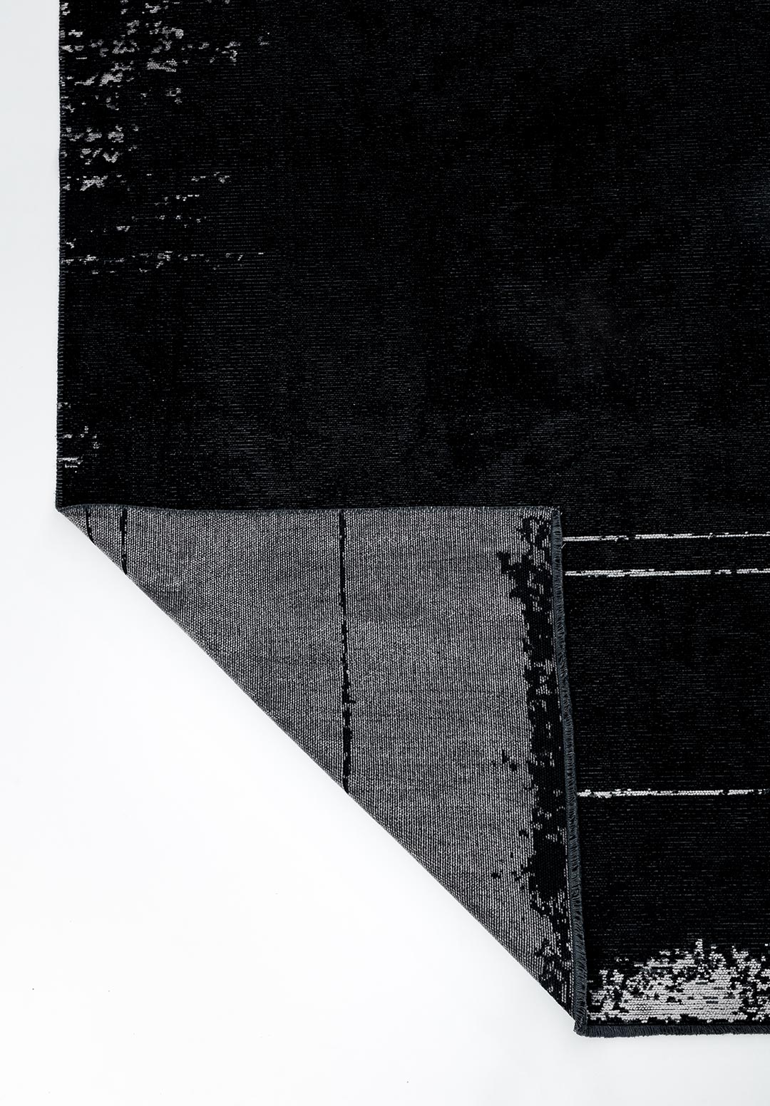 BARBER Светлый GREY - Чёрный Ковер