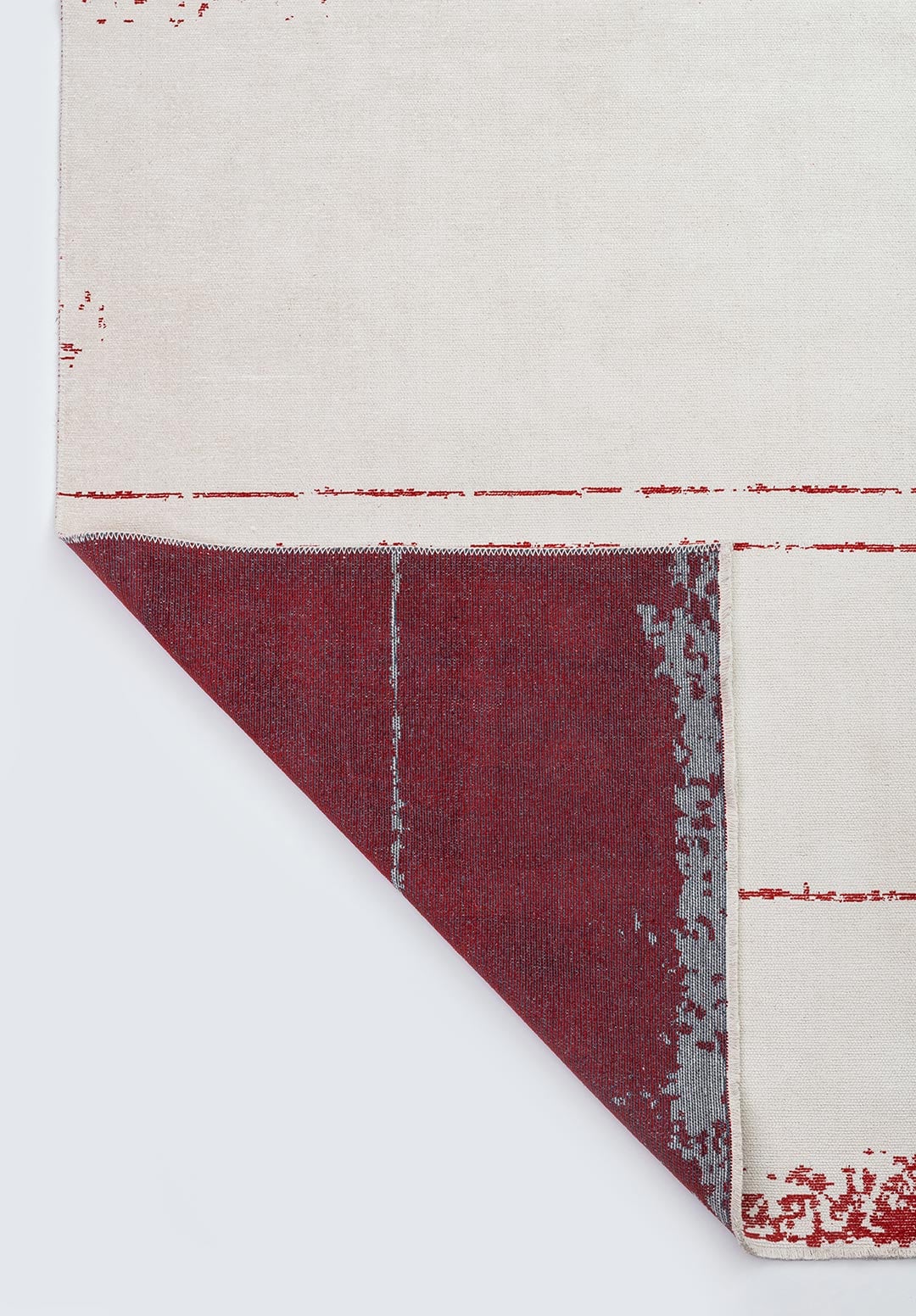 BARBER Красный - Экрю Ковер