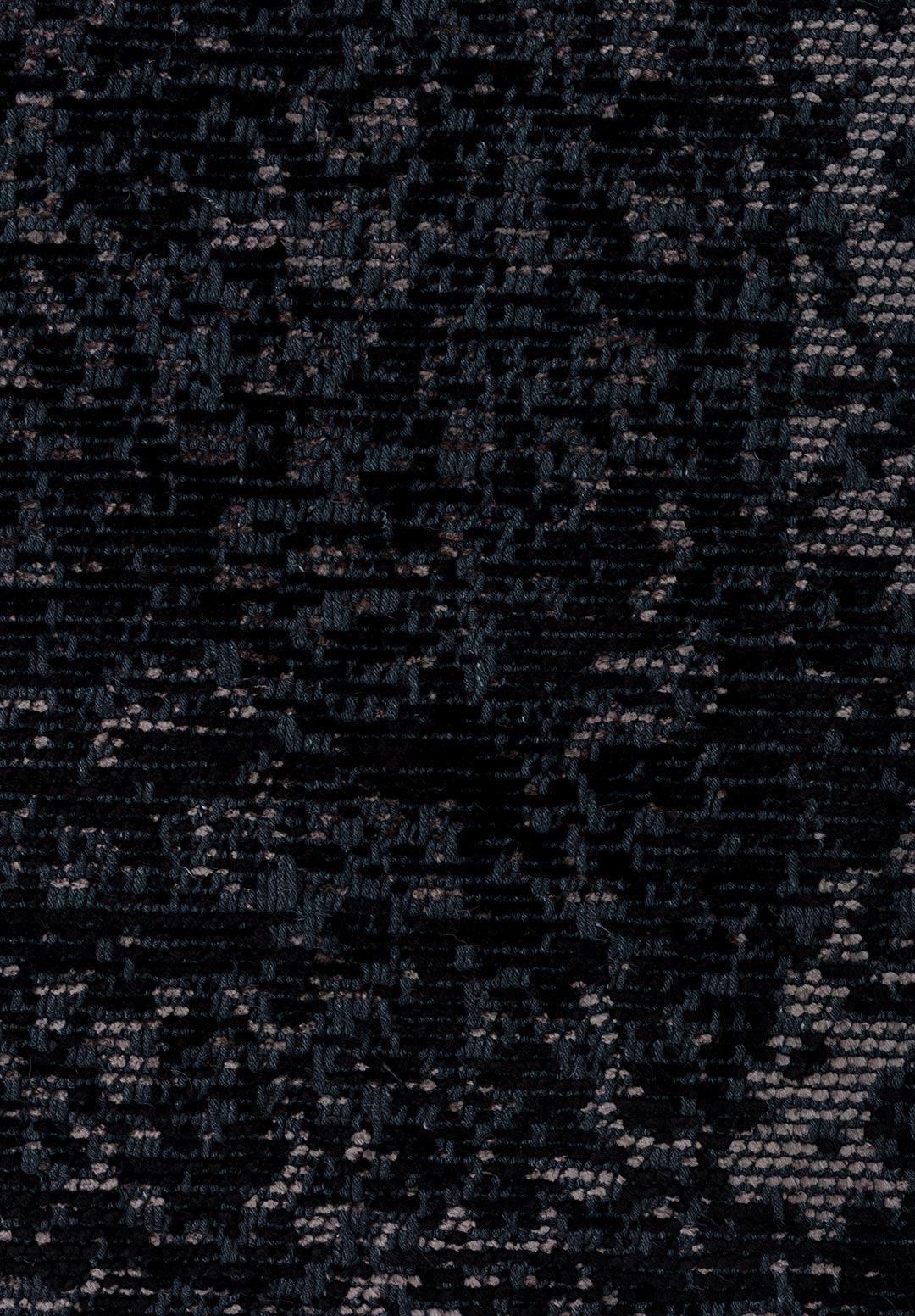 HERITAGE DARK GREY - BLACK RUG