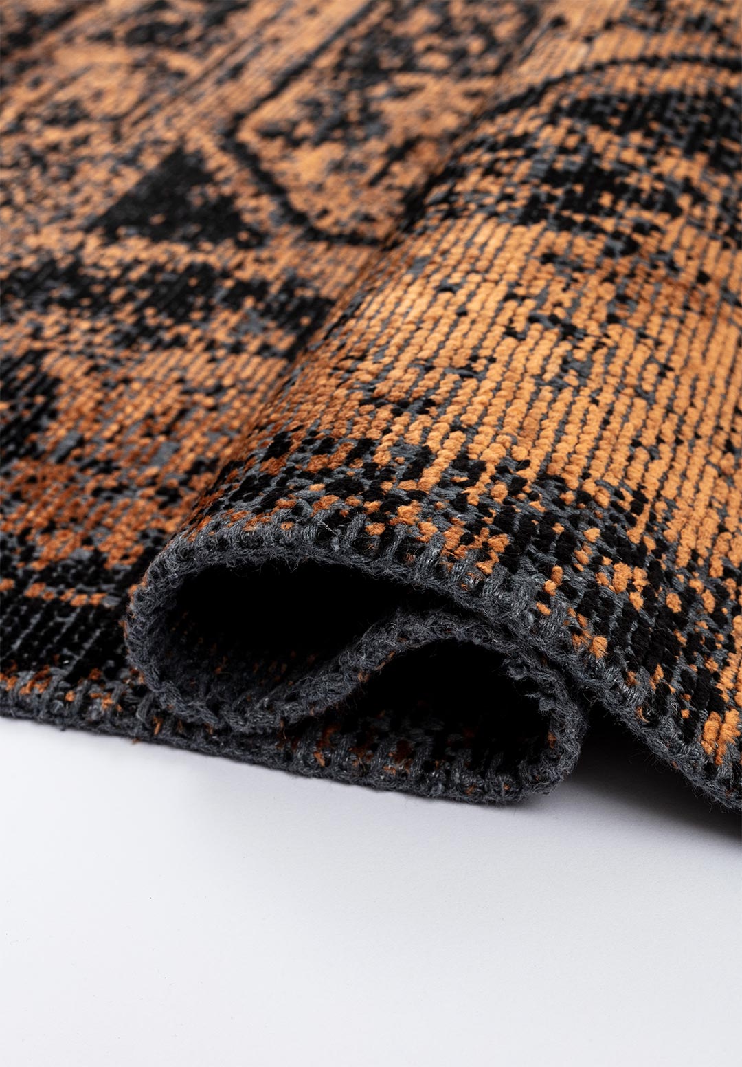 TILE Чёрный - Терракотовый Ковер