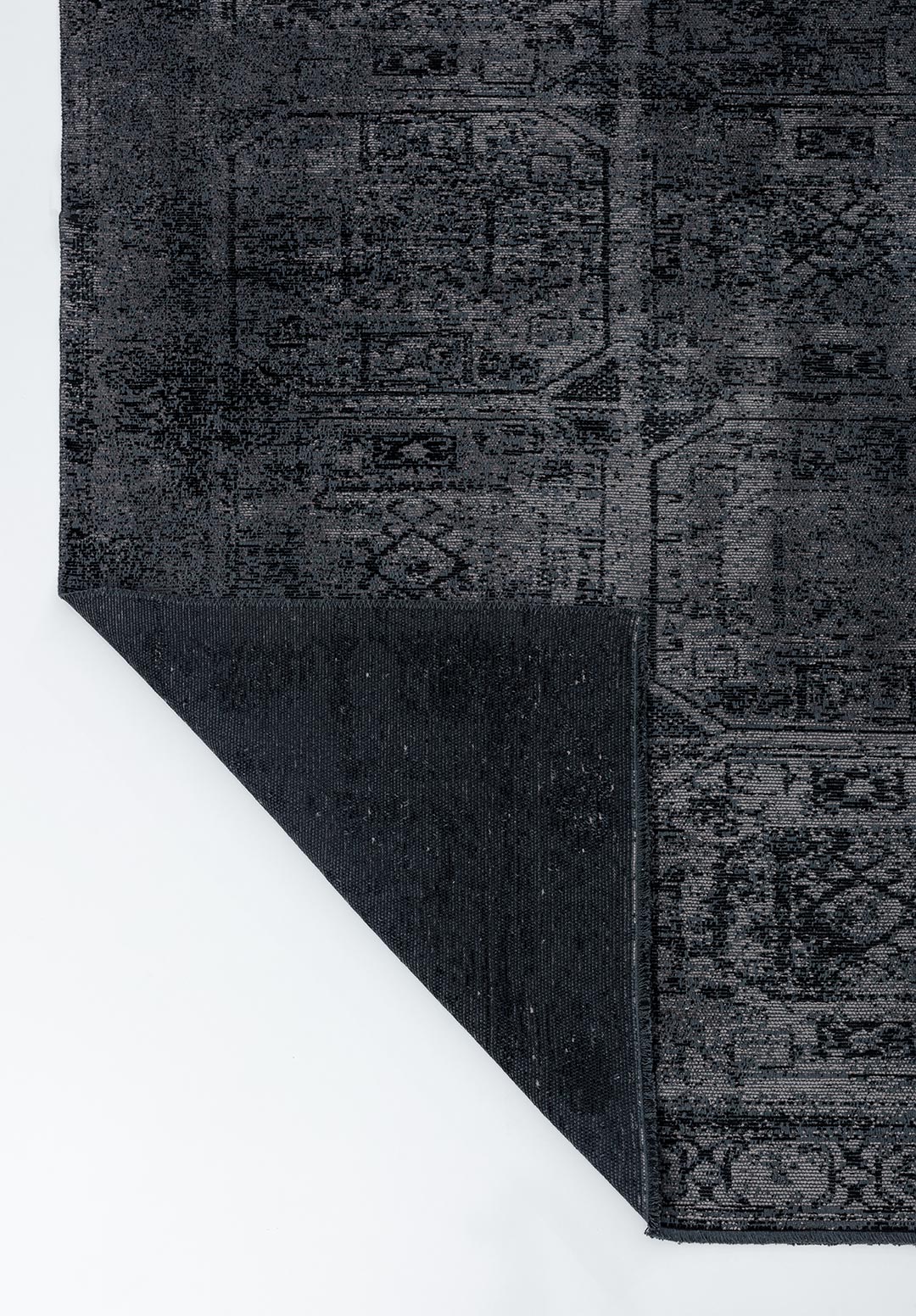TILE BLACK - DARK GREY RUG