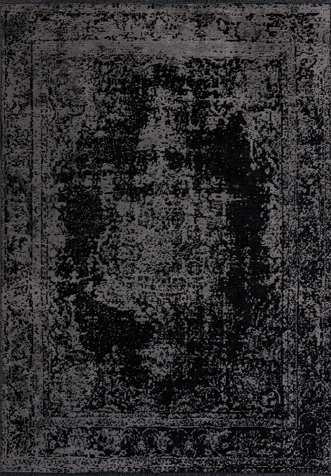 MEDALLION GREY - Чёрный Ковер